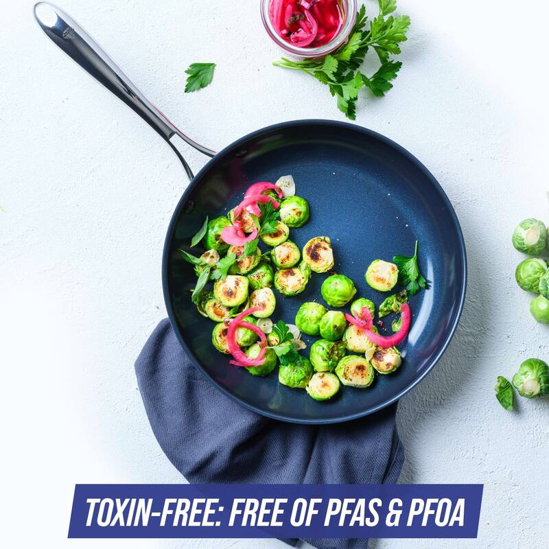 Blue Diamond Hard Anodized ToxinFree Ceramic Nonstick Dishwasher, Oven